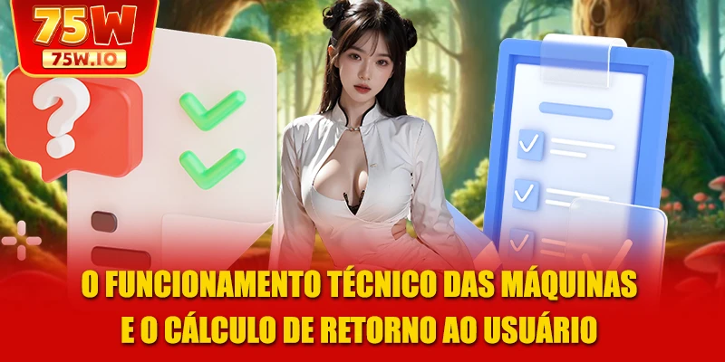 O funcionamento técnico das máquinas e o cálculo de retorno ao usuário