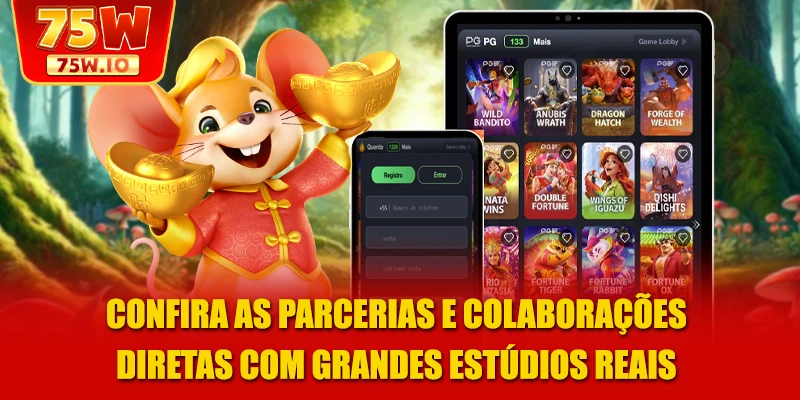 Confira as parcerias e colaborações diretas com grandes estúdios reais