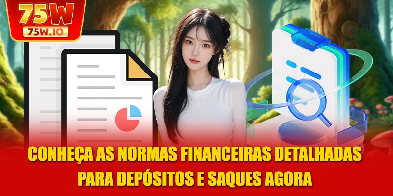 Conheça as normas financeiras detalhadas para depósitos e saques agora